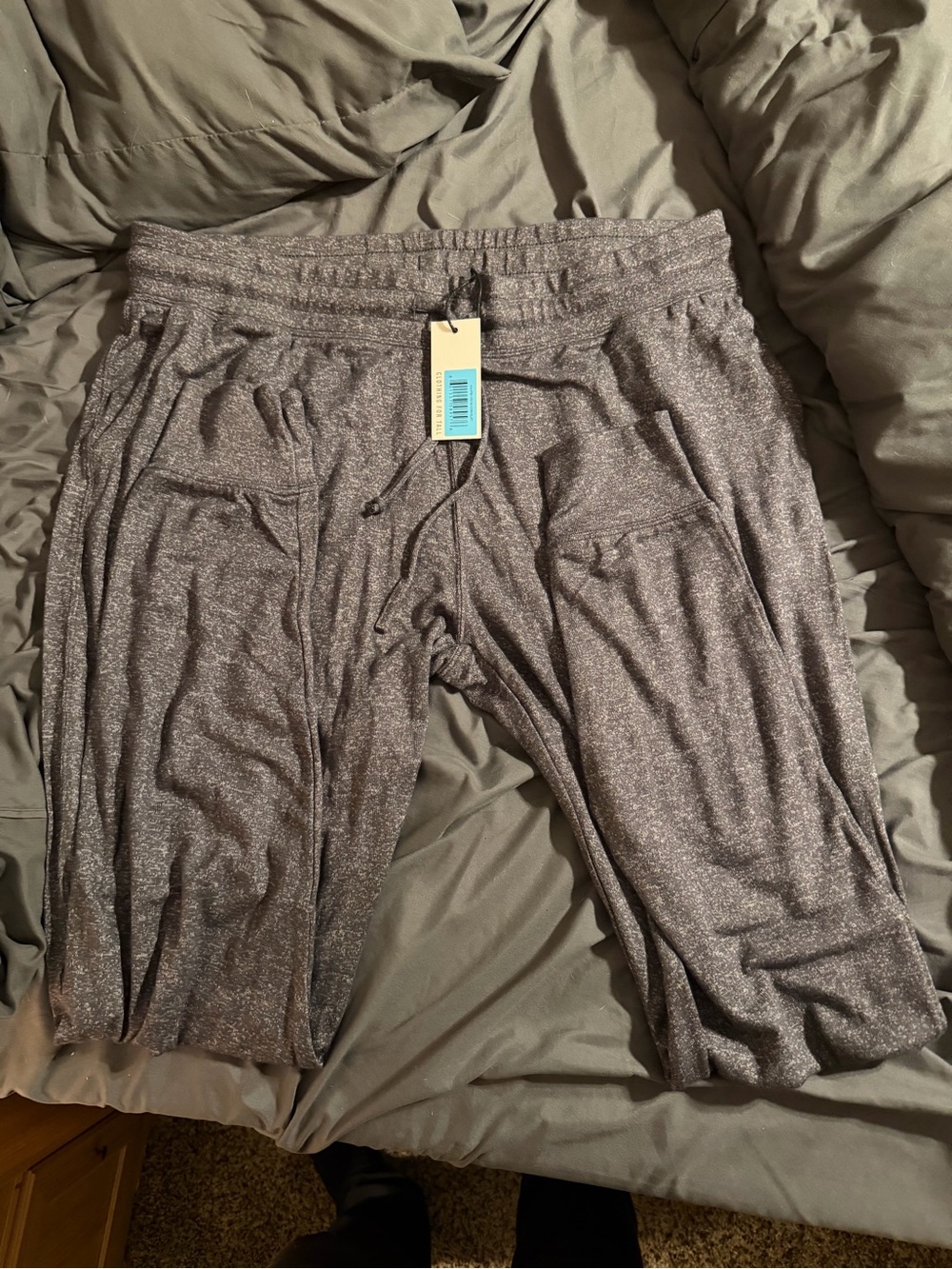 American Tall Cozy Drawstring Lounge Pants in Grey